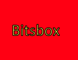Red box with Bitsbox on it