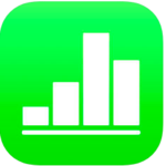 Apple ios numbers app icon